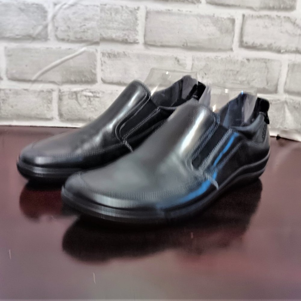 ecco Sartorelle Shape 35 Ankle Boot ankle Black Leather Bootie sz 12 T5030642 - Picture 2 of 12